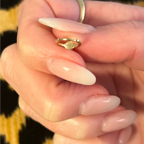 Maria Tash 6.5mm Opal Spike Hoop - Picture 4 of 4